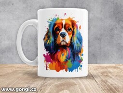 Hrnek - 0291 - Kavalír king Charles španěl